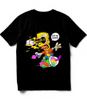 Camiseta Skater Amarillo Loco DTF | Humor Animado y Street Style