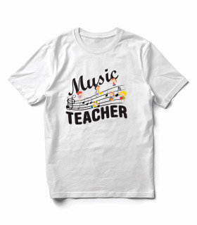 Camiseta Music Teacher Pentagrama