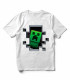 Camiseta Minecraft Creeper 3D