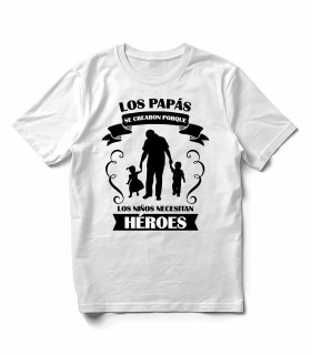 Camiseta Regalo Papá Héroe Niños