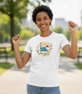 Camiseta "Feliz Día Mamá" Floral