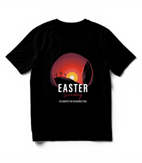 Camiseta Easter Sunday DTF: Amanecer, Resurrección y Algodón Premium