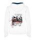 Sudadera DTF Japón: Cityscape, Caligrafía Roja, Monte Fuji, Streetwear Minimalista