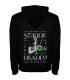 Sudadera DTF SILENT STRIDE: Ciber-Guerrero, Neón, Techwear Japonés, Katana
