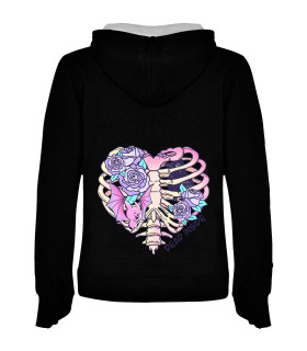Sudadera "Dead Inside" DTF: Caja Torácica