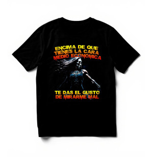 camiseta gym "Cara Medio Económica"
