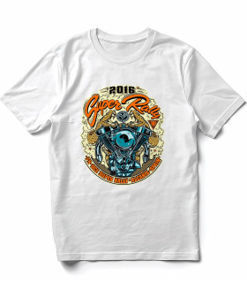 Camiseta Super Rally Motor 2016 DTF | V-Twin Serpientes y Evento Biker