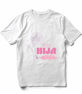 Camiseta Hija de Dios DTF | Mensaje Cristiano Femenino