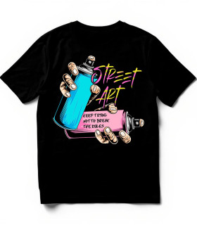 Camiseta Street Art DTF | Diseño Botes de Spray y Estilo Urbano