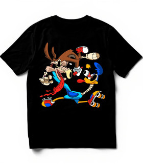 Camiseta Coyote vs Correcaminos DTF | Dibujos Animados Clásicos