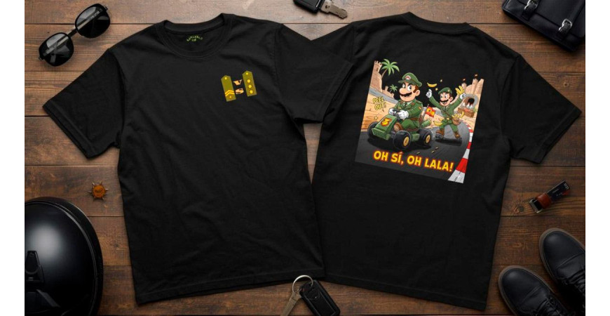 El Espíritu de la Escala de Mando: Camiseta Suboficiales "Oh Sí, Oh Lala!" Edición 12 de Octubre