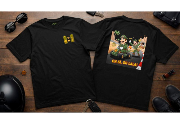 El Espíritu de la Escala de Mando: Camiseta Suboficiales "Oh Sí, Oh Lala!" Edición 12 de Octubre